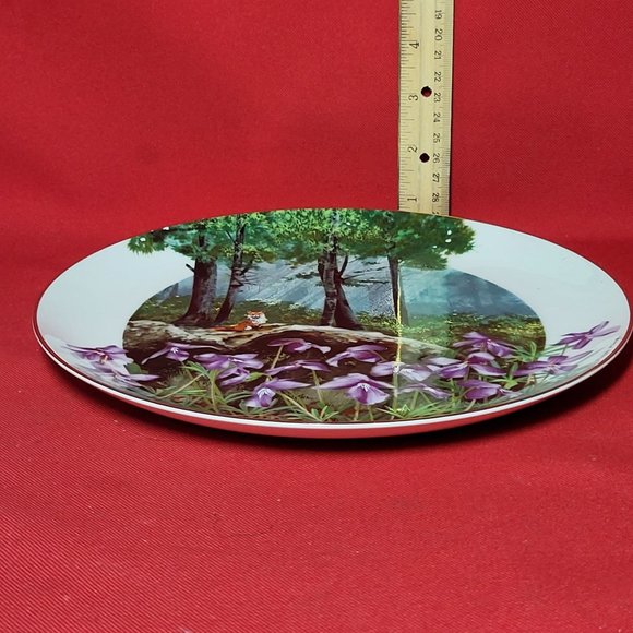 VTG Decorative Plate Royal Windsor Birdsfoot Violet Wildflowers of the South - Picture 11 of 12